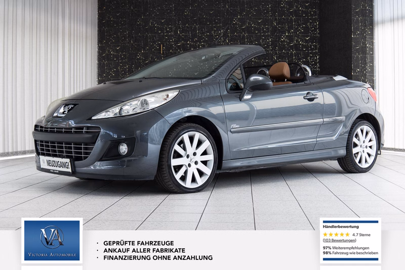 Peugeot 207 CC Cabrio-Coupe Platinum Leder PDC Scheckhft