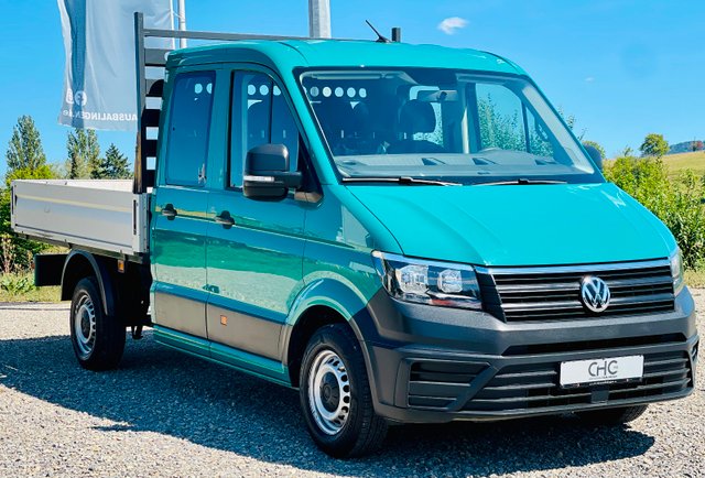 Volkswagen Crafter Pritsche 35 DOKA mittellang FWD 7-Sitzer Gebrauchtwagen Kaufen | EZ 10/2018 | Preis 30.940 €