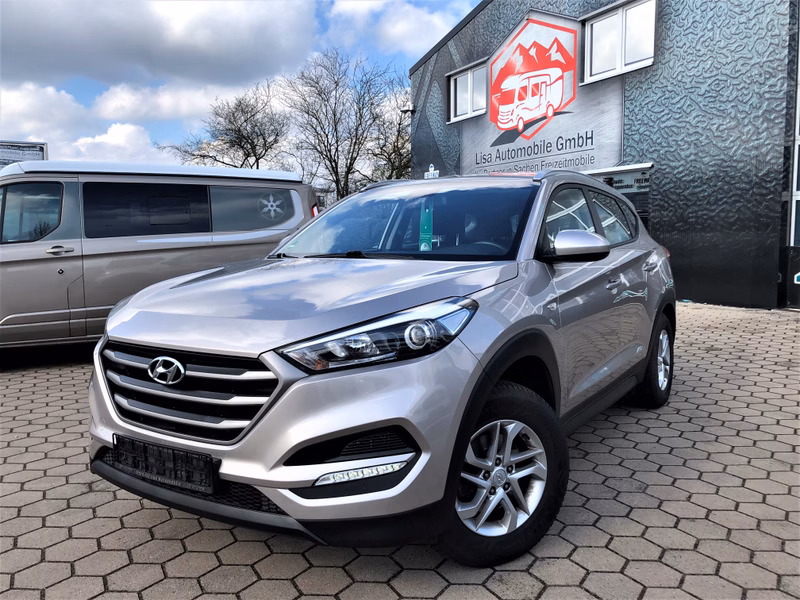 Hyundai TUCSON Hyundai Tucson blue 2WD 1,6 "Trend"-Navi-LED-SHZ-Eur6-Cam