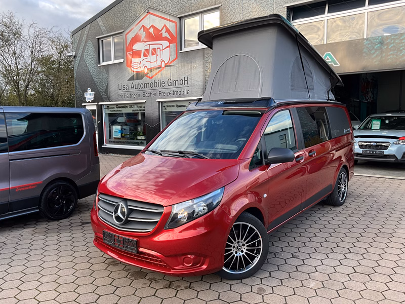 Mercedes-Benz Vito 116 VanTourer Camper Automatik AHK Alufelgen Markise