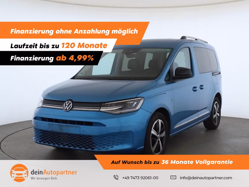 Volkswagen Caddy Style 1.5 TSI DSG /LED/LEDER/AHK/ACC/SIDE/VIRTUAL COCKPIT