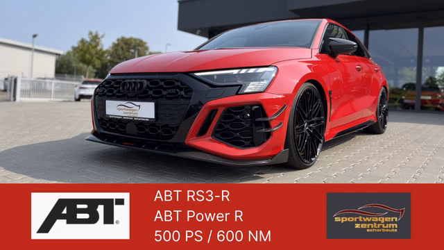 Audi RS3-R Sportback ABT 500 PS 1/200, Matrix, 300kmh age.one-day registration Kaufen | EZ 04/2023 | Preis 79.985 €