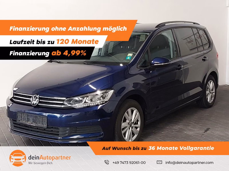 Volkswagen Touran Comfortline 7 Sitzer AHK LED Navi RFK