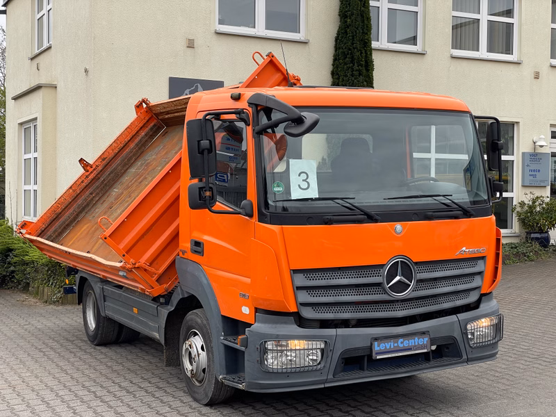 Mercedes-Benz 818 Atego DreiSeitenKipper Meiler nur 82Tkm AHK+