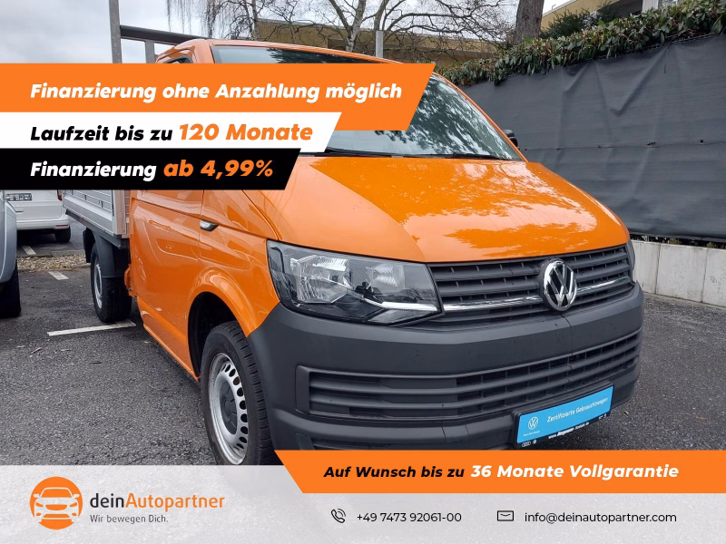 Volkswagen T6 Transporter Pritsche  2,0 TDI EcoProfi/ AHK/ STANDHZ/