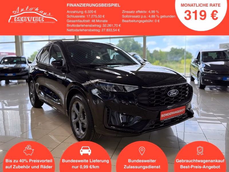 Ford Kuga ST-Line 1,5 186PS Aut.5*J.Gar/LED/Navi/Winterp.  **