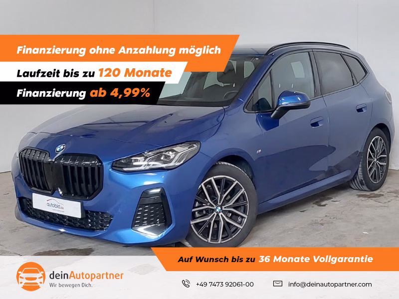 BMW 218i AT M Sport LED AHK Navi RFK UVP 49.200.- Euro