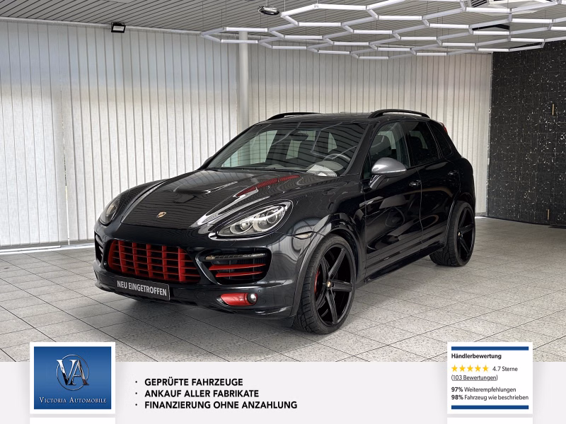 Porsche Cayenne Turbo Scheckheft gepflegt Leistungssteigerung Memory Sitze