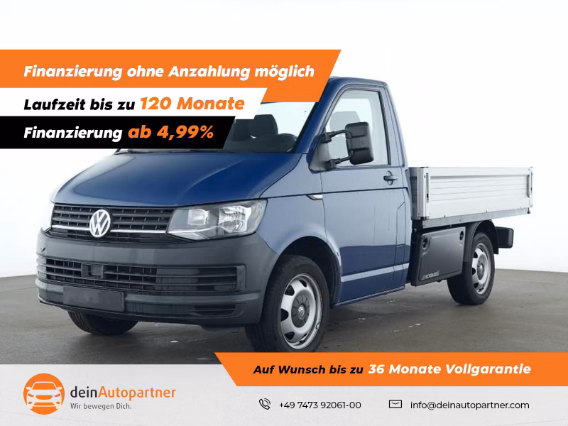 Volkswagen T6 Transporter Pritsche  EcoProfi/ 2,0 TDI/AUTOMATIK/NAVI/STAND- u. SITZHEIZUNG/TEMPOMAT
