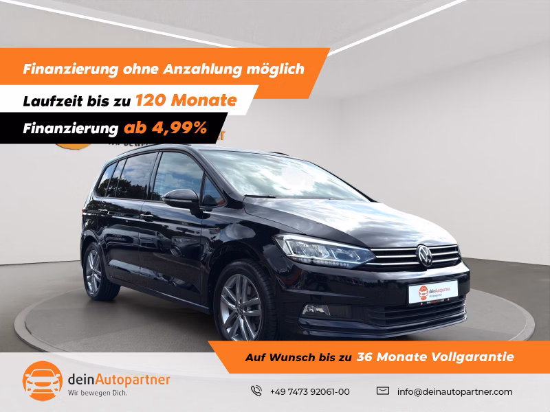 Volkswagen Touran EASY OPEN/STDHZ/PANO/ACC/AHK/CAM/7 SITZER
