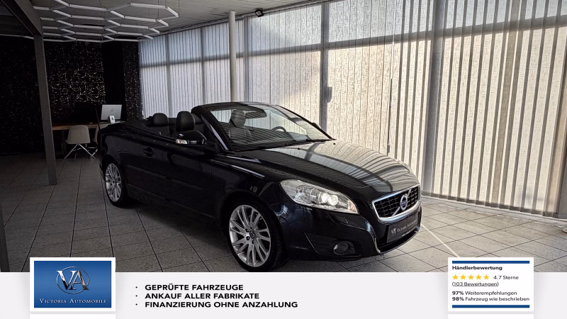 Volvo C70 Cabriolet 1 Hand Navigation Scheckheft bei Volvo D3 Summum
