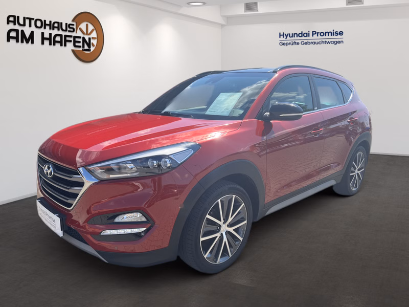 Hyundai TUCSON Passion+ 2WD, 1.Hand, 8fach, AHK, Checkheft
