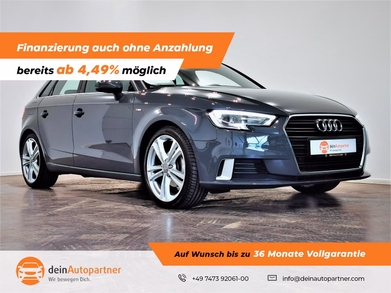Audi A3 35 TFSI S Line Leder Xenon B&O MMI Klimaa.