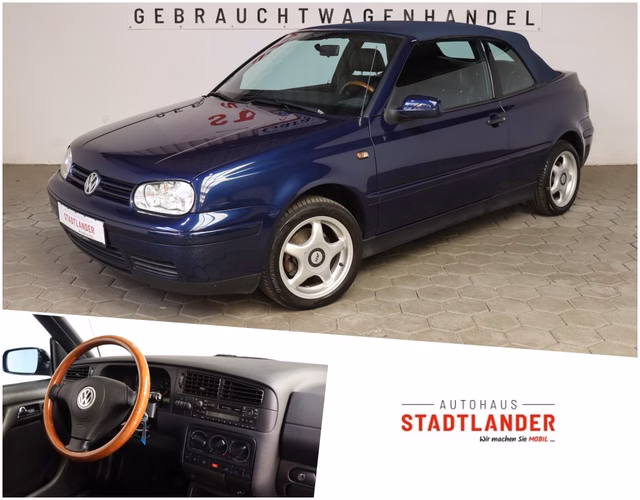 Volkswagen Golf III Cabriolet Highline 1.8 Facelift LEDER! Used vehicle for sale | First registration 05/2000 | Price 5.490 €