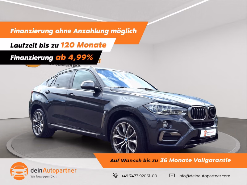 BMW X6 xDrive 30 d NAVI/LED/AHK/LEDER/GSD/SPORT AUTOMATIK
