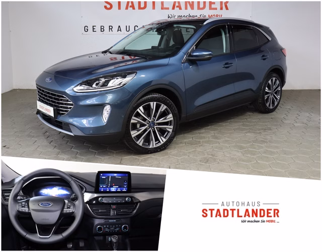 Ford Kuga Titanium 1.5 EcoBoost Pano / Navi / LED Used vehicle for sale | First registration 02/2021 | Price 33.000 €