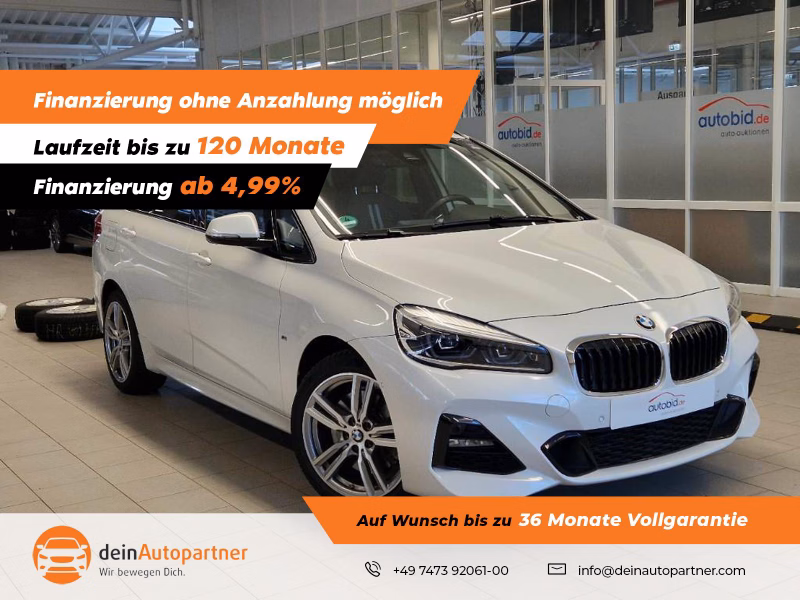 BMW 218 d GT xDrive M Sport 7 Sitze/AHK/LED/NAVI/LEDER