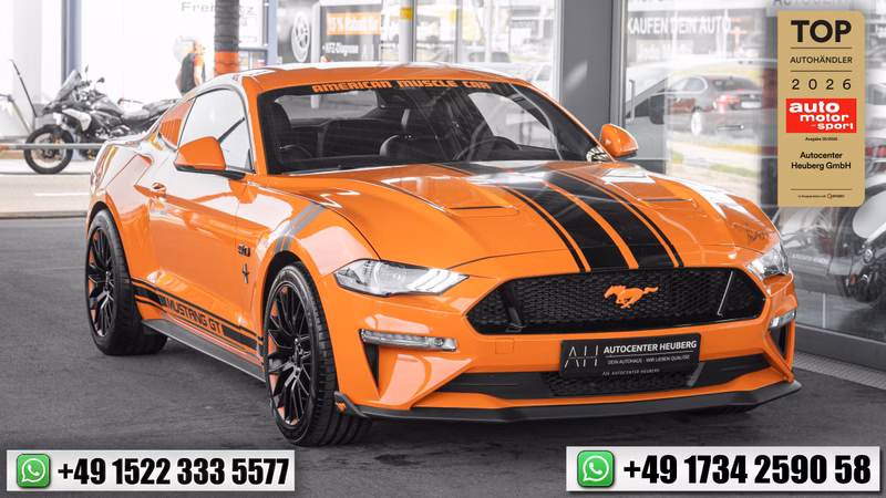 Ford Mustang GT 5.0 FASTBACK SCHALTER TWISTERORANGE