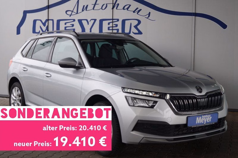 Skoda Kamiq 1,0TSI 110PS 17*Alu/Kamera/Temp/2-Z.Klima