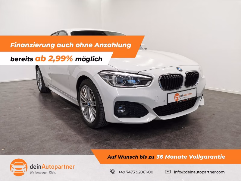 BMW 120d 5-Türer M Sport Leder Navi AHK Busin.Pak. L