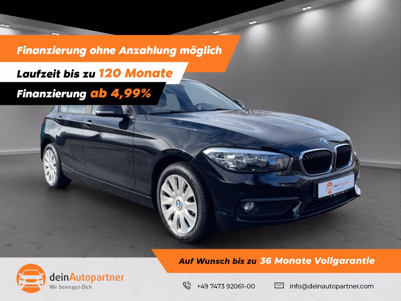 BMW 116 d Advantage /Klima/SHZ/PDC/TEMPOMAT/EURO 6