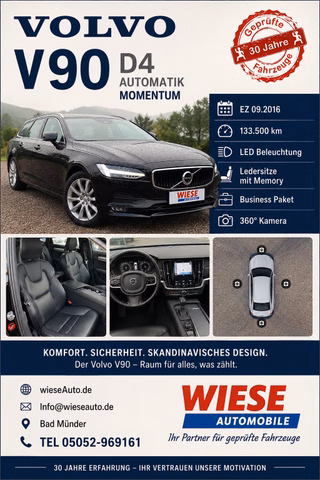 Volvo V90 Gebrauchtwagen Kaufen