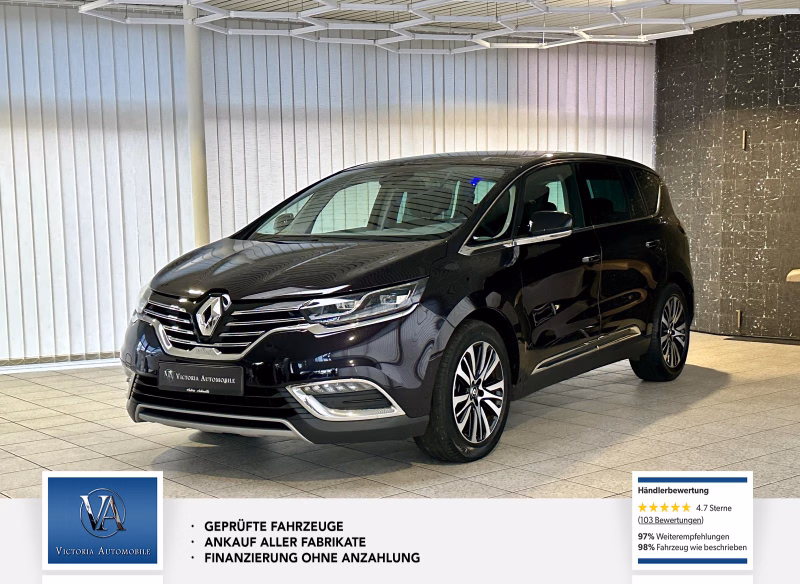 Renault Espace V Mega Ausstattung, 1 Hand, 7 Setzer, Head App, Panorama,