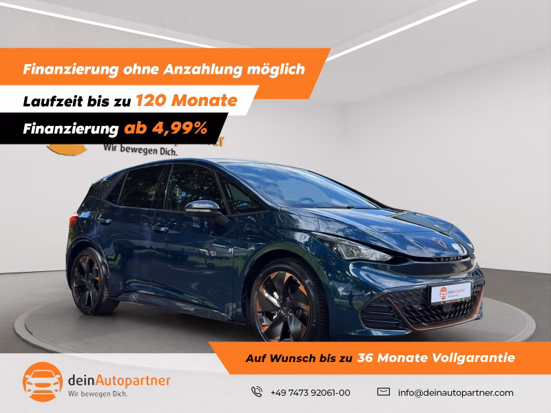 CUPRA Born 150 kW NAVI/ACC/LANE/RFK/PDC/SHZ/DAB