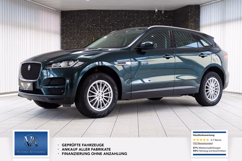 Jaguar F-PACE 2.0 Pure Scheckheft Top Zustand Euro 6