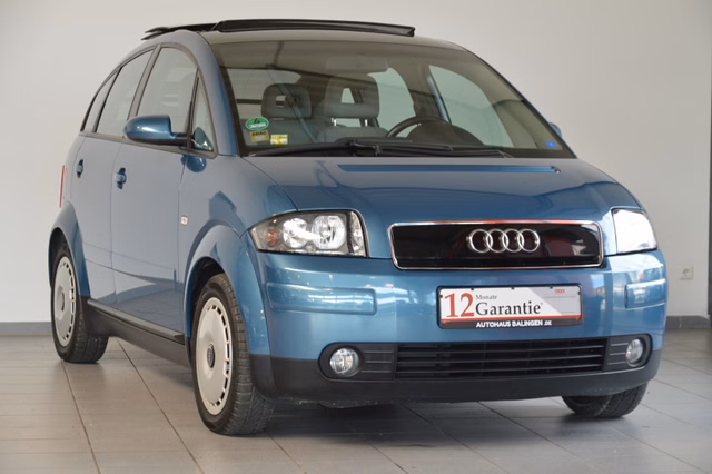 Audi A2 1.4 |1.HAND|PANO|Audi-SCHECKHEFT Gebrauchtwagen Kaufen | EZ 08/2001 | Preis 3.990 €
