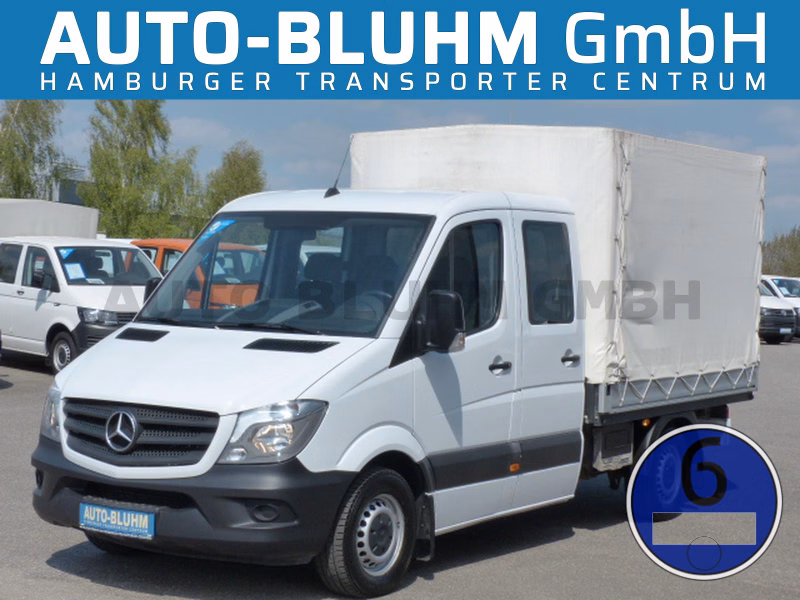 Mercedes-Benz Sprinter 314 CDI Doka Plane + AHK Klima Standhzg 7-Sitze