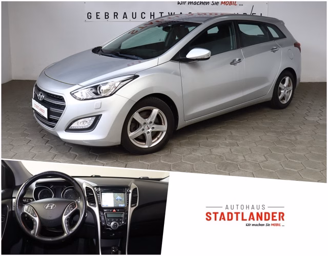 Hyundai i30 cw Premium 1.6 CRDi NAVI XENON GRA Used vehicle for sale | First registration 09/2017 | Price 13.990 €