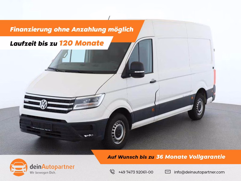Volkswagen Crafter Kasten e- mittell. Hochdach LED Navi Rfk