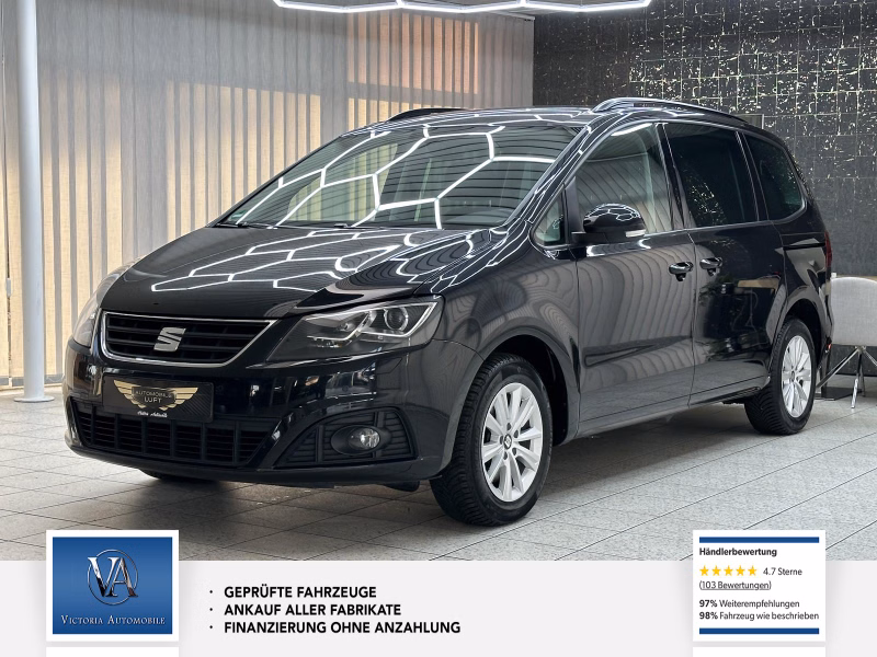 Seat Alhambra Style 7 Sitze, Anhängerkupplung, Scheckheft, Unfallfrei,