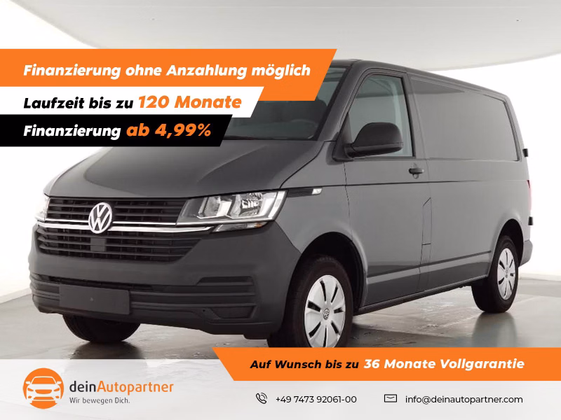 Volkswagen T6.1 Transporter Kasten 2,0 TDI DSG /Flügeltüren/Klima/PDC/DAB