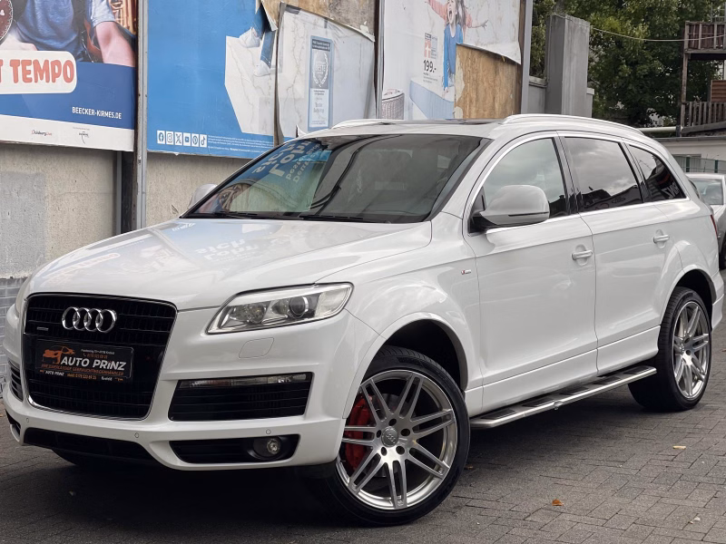 Audi Q7 4.2 TDI V8 quattro+ S-LINE+PANO+ 440PS + TÜV+ NAVI+ Totwinkel-Assistent+ VOLL