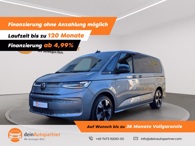 Volkswagen T7 Multivan 2.0 TDI/STYLE/LÜ LANG/MATRIX/ACC/AHK/STDHZ/SPUR/KEYLESS