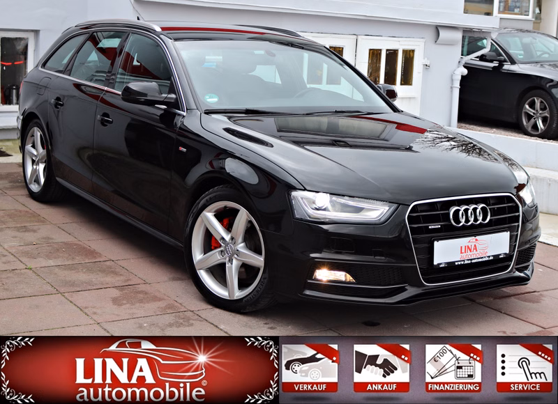 Audi A4 Av. 2.0 TDI Quat. S-Line Navi Leder 177Ps 18"