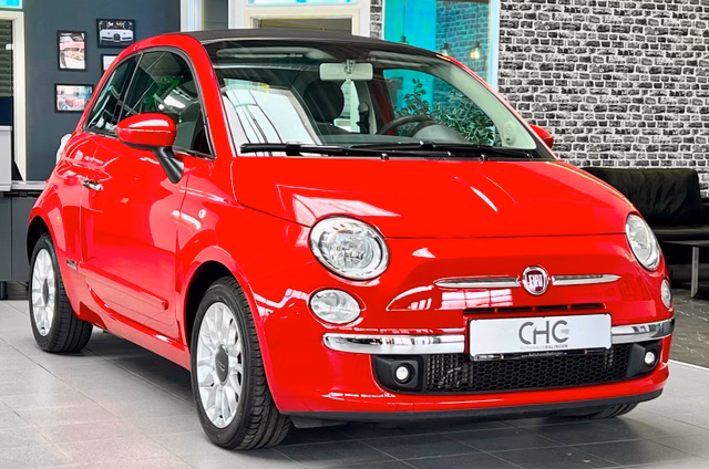 Fiat 500C Lounge Cabrio 1.HAND|PDC|KLIMA|MFL|HiFi Gebrauchtwagen Kaufen | EZ 09/2012 | Preis 8.990 €