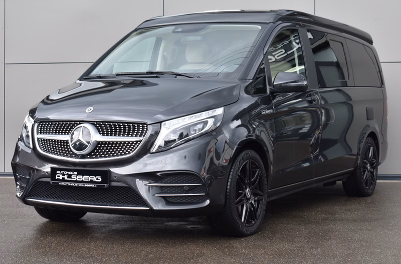 Mercedes-Benz V 250d 4M AMG MARCO P. KÜCHE/MBUX/STHZ/360°/ACC/GSD/AHK/ILS/DAB