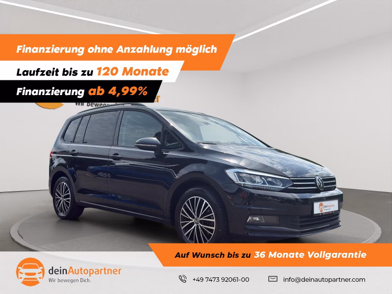 Volkswagen Touran Comf. AHK/STHZ/ACC/LANE/SIDE/RFK/VIRTUAL COCKPIT