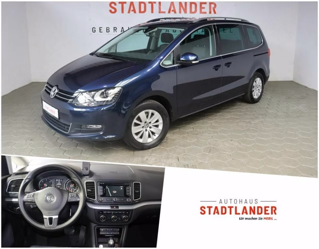 Volkswagen Sharan 2.0 TDI DSG Xenon Navi AHK Gebrauchtwagen Kaufen | EZ 07/2015 | Preis 19.900 €