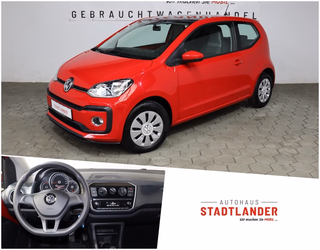 Volkswagen up! move up! BMT/Start-Stopp Pano / Sitzheizung Gebrauchtwagen Kaufen | EZ 10/2018 | Preis 9.990 €