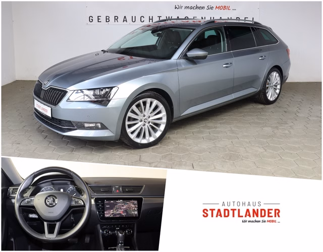 Skoda Superb Combi Style Xenon / Navi / AHK schwenkbar / Alcantara Gebrauchtwagen Kaufen | EZ 08/2017 | Preis 23.900 €