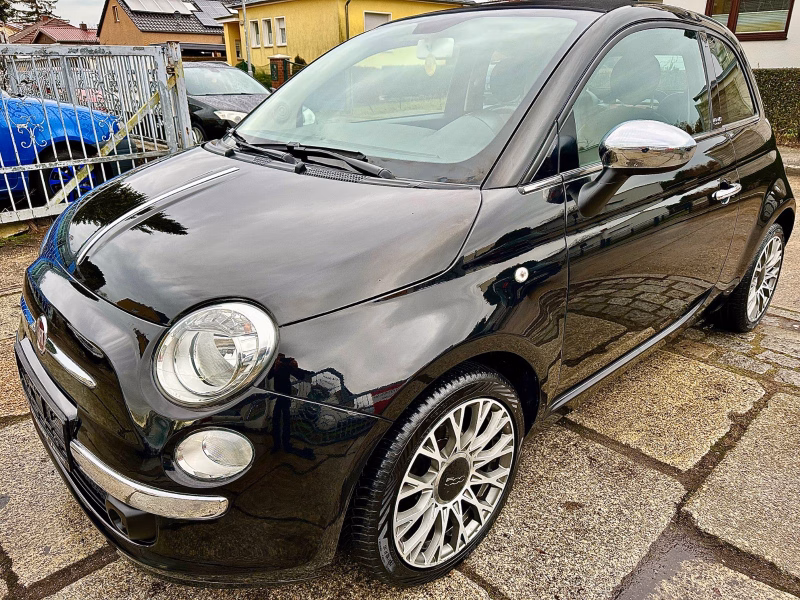 Fiat 500C 1.2 Lounge * Cabrio * Leder/Rot * 16"LM *