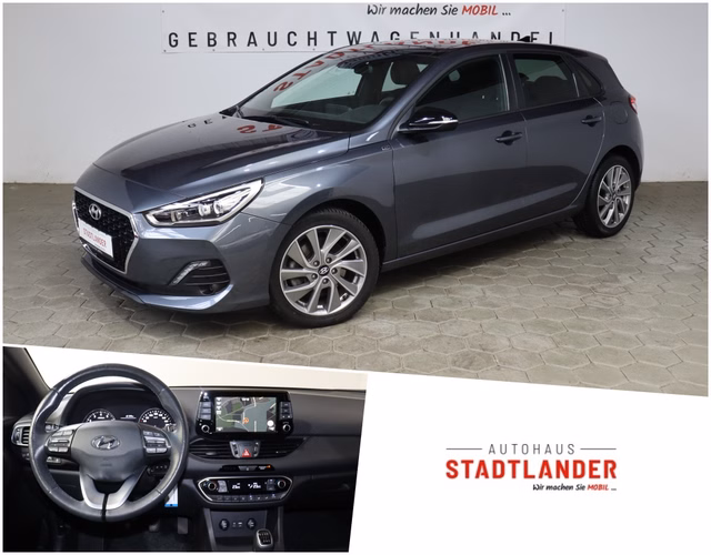 Hyundai i30 1.4 T-GDI Go! Pano / Navi / CarPlay Used vehicle for sale | First registration 09/2018 | Price 16.500 €