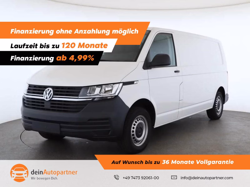 Volkswagen T6.1 Transporter ABT e Kasten LR DSG Klima AHK Grid RFK