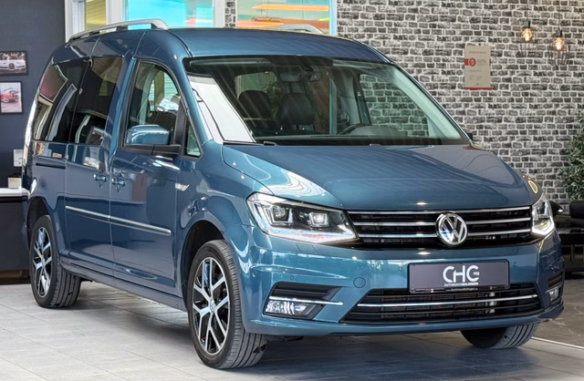 Volkswagen Caddy Maxi  Highline|AHK|KAMERA|NAVI|ACC|STZ| Gebrauchtwagen Kaufen | EZ 05/2017 | Preis 22.490 €