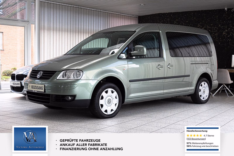 Volkswagen Caddy 1.9 Maxi Life 7 Sitzer Klima AHK Scheckhft