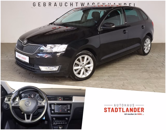 Skoda Rapid Spaceback Joy 1.4 TSI PANO NAVI XEN SHZ Used vehicle for sale | First registration 01/2017 | Price 13.980 €